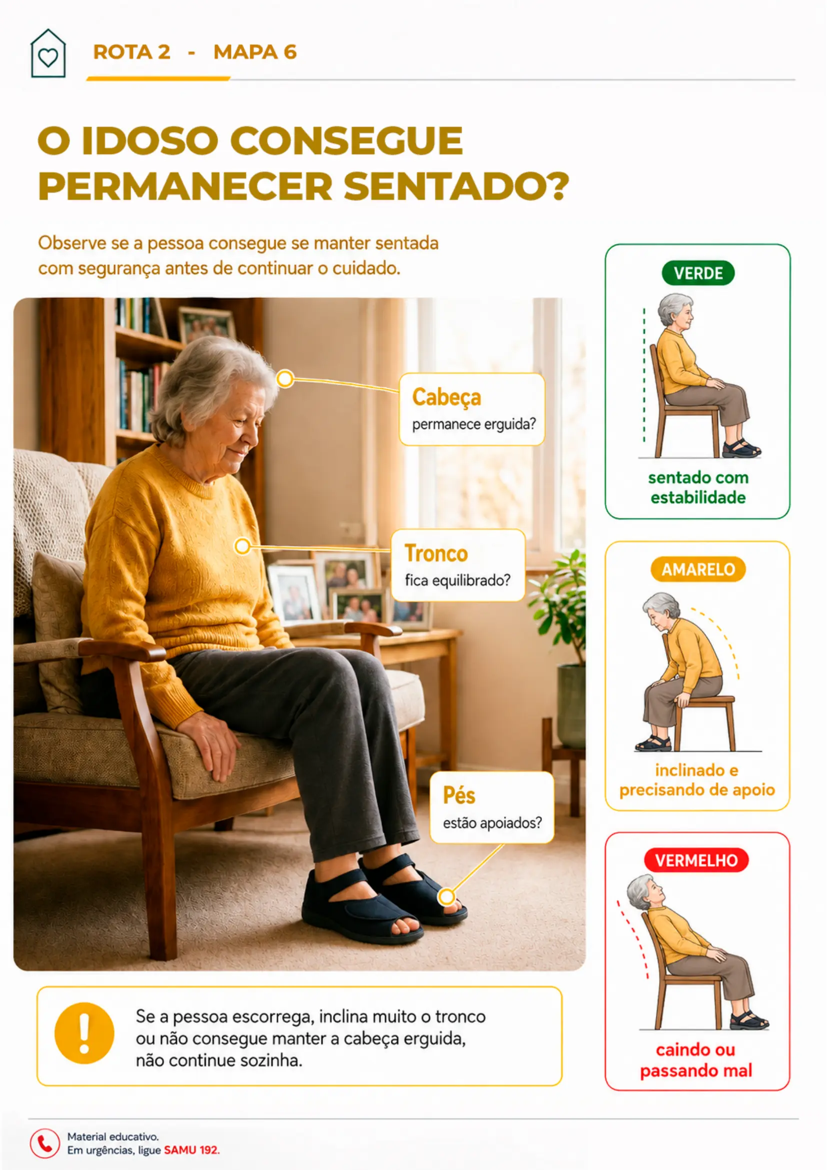 Semáforo sentado
