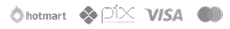 Hotmart · Pix · Visa · Master